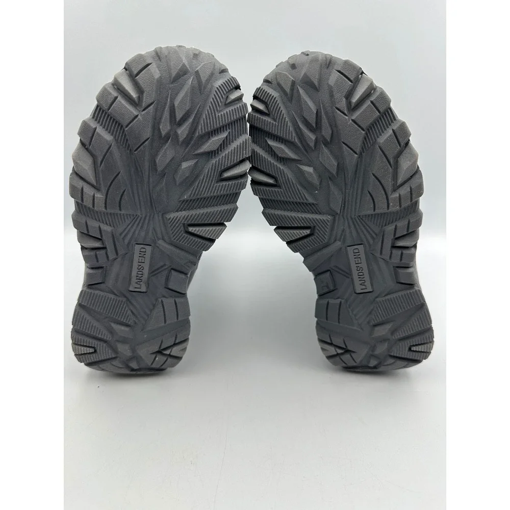 New Lands End Snow Flurry Insulated Boots 13M Navy Blue Waterproof Gorpcore